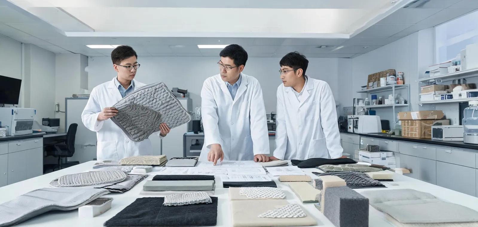 Cross-functional material review around insulation specimens