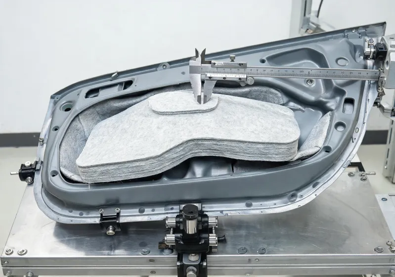 Automotive cavity acoustic absorber
